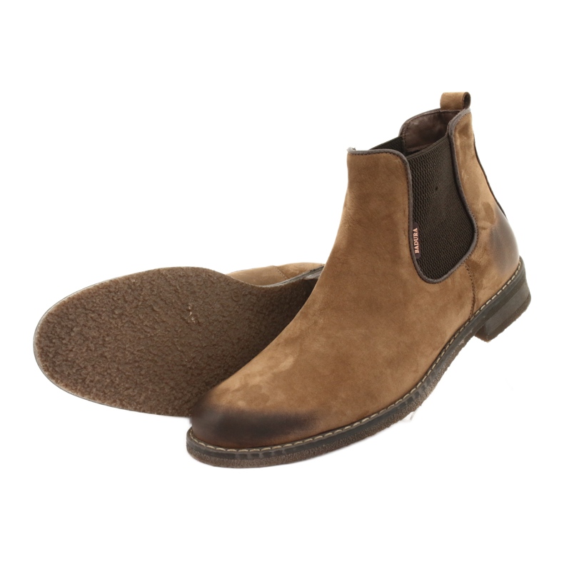 Chelsea-saappaat Slip-on-saappaat Badura 4754 ruskea 5