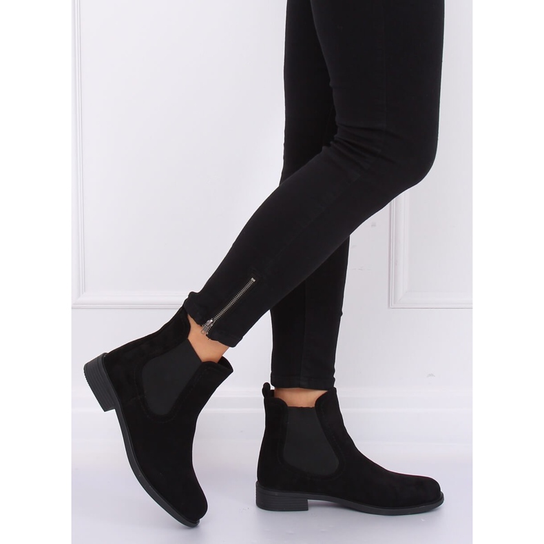 Mustat Jodhpur-saappaat B-6856 Musta 2