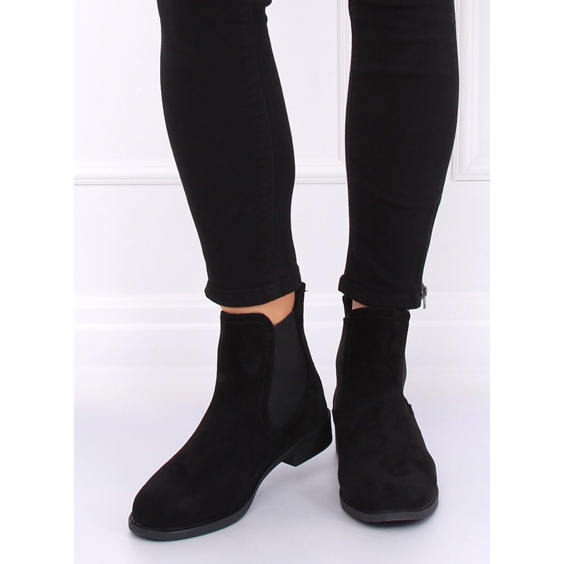 Mustat Jodhpur-saappaat B-6856 Musta 1