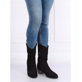 Mustat CM-9M1-1 Mustat cowboy-saappaat 1