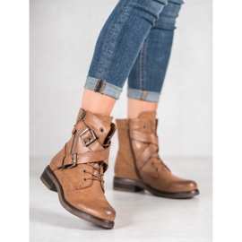 SHELOVET Muodikkaita työntekijöitä ruskea 1