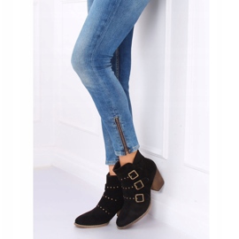 Mustat cowboy-saappaat L88-162 Musta 2