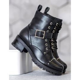 Seastar Työntekijät koristeellisella soljella musta 2