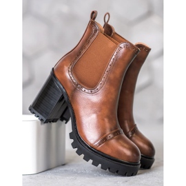 Seastar Slip-on saappaat alustalla ruskea 1