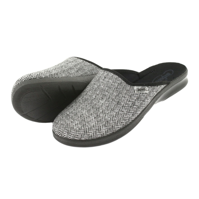 Befado miesten kengät pu 548M023 musta harmaa 4