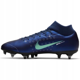 Nike Mercurial Superfly 7 Academy Mds Sg Pro Ac M CK0014-401 jalkapallokengät laivastonsininen laivastonsininen 2