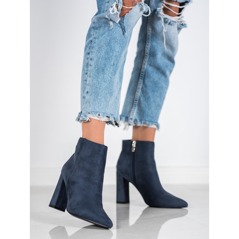 SHELOVET Saappaat Spitzillä sininen 1