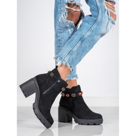 Seastar Saappaat alustalla musta 1