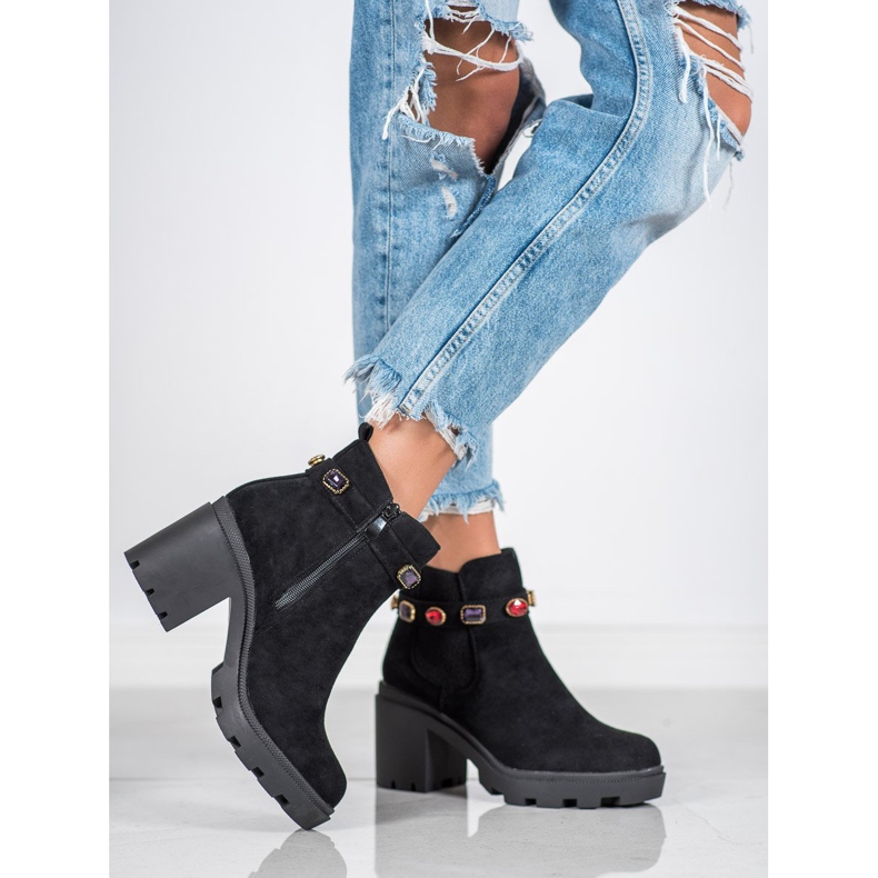 Seastar Saappaat alustalla musta 1