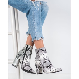 Seastar Snake Print Boot valkoinen musta monivärinen 1