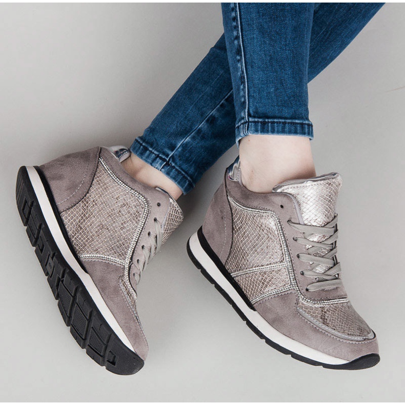 Vices Sidotut lenkkarit harmaa 1