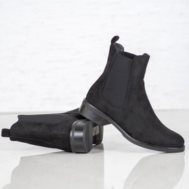 SDS Mokkanahkaiset Chelsea -saappaat musta 2