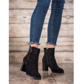 Filippo Tyylikkäät mokkanahkakengät musta 2