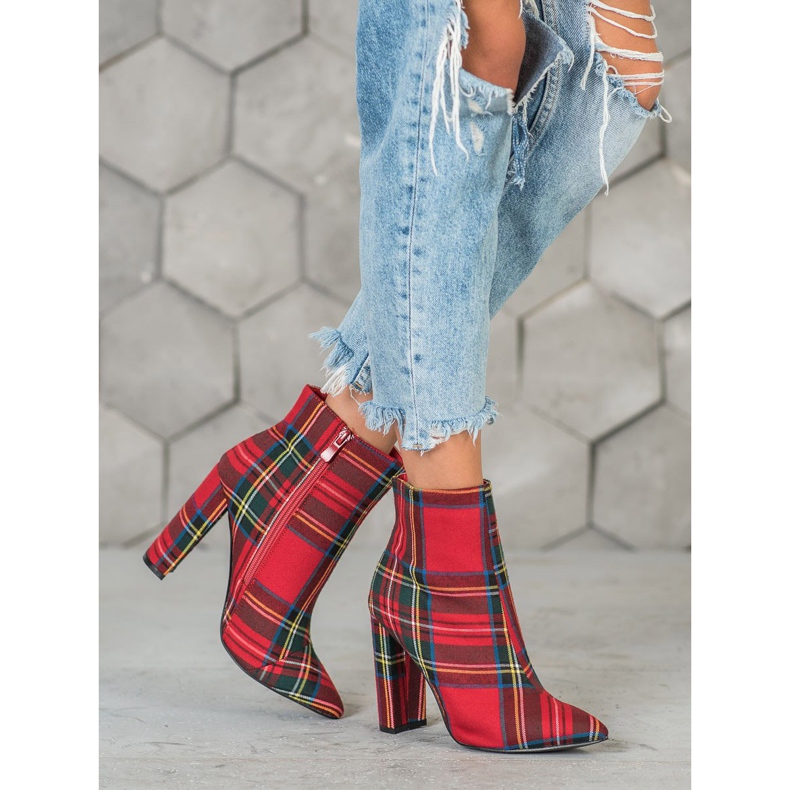 Seastar Tyylikkäät saappaat postauksessa punainen monivärinen 1