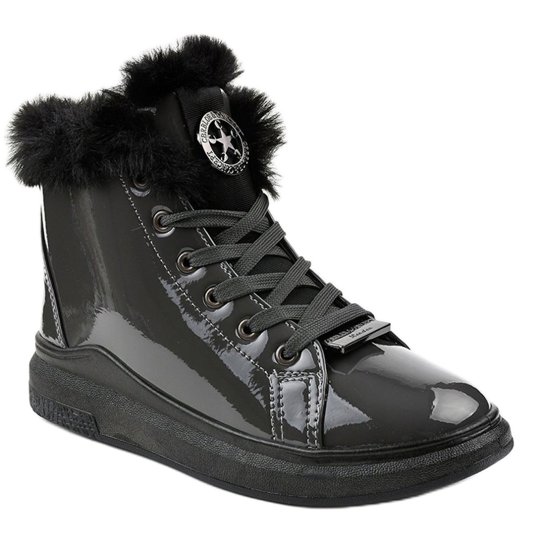 Lakattu lämmin harmaa lenkkarit TL135-7 1