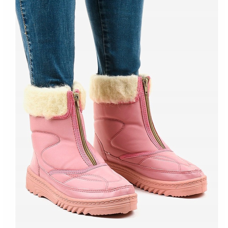 Vaaleanpunaiset lumisaappaat nilkkurit 69 vaaleanpunainen 1