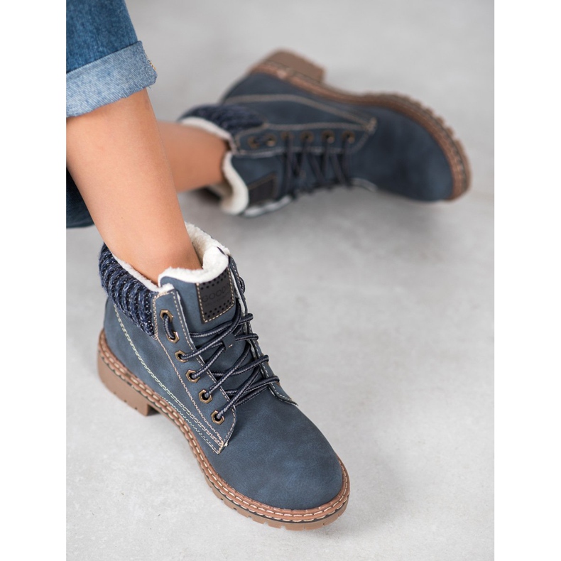 Goodin Trappers lampaannahkaa sininen 2