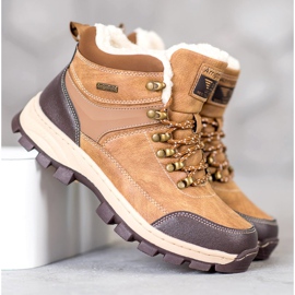 Arrigo Bello Nauhoitetut talvikengät ruskea 1