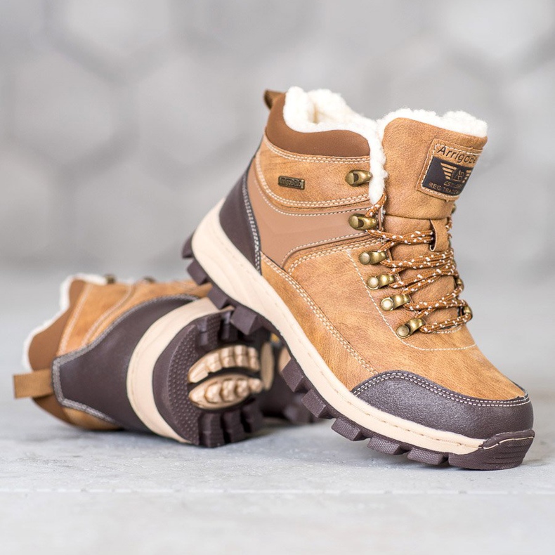 Arrigo Bello Nauhoitetut talvikengät ruskea 2