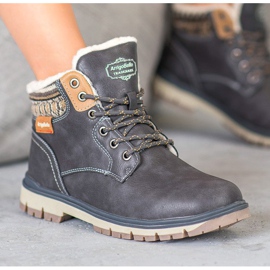 Arrigo Bello Lace-up Trappers harmaa 1