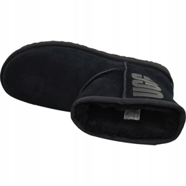 Ugg Classic Mini Rubber Logo W 1108231-BLK musta 2