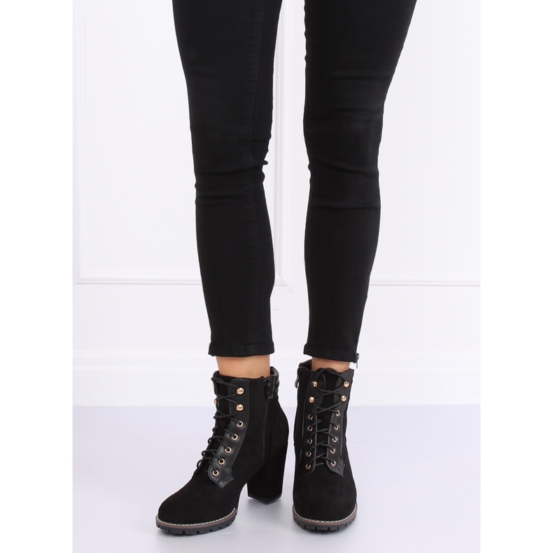 Mustat korkokengät 995-37 Musta 2