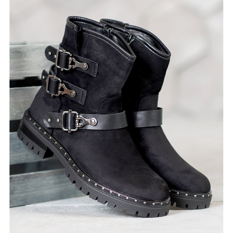 Lovery Mokkanahkatyöläiset musta 1