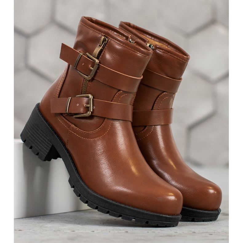 SHELOVET Klassiset työntekijät ruskea 1