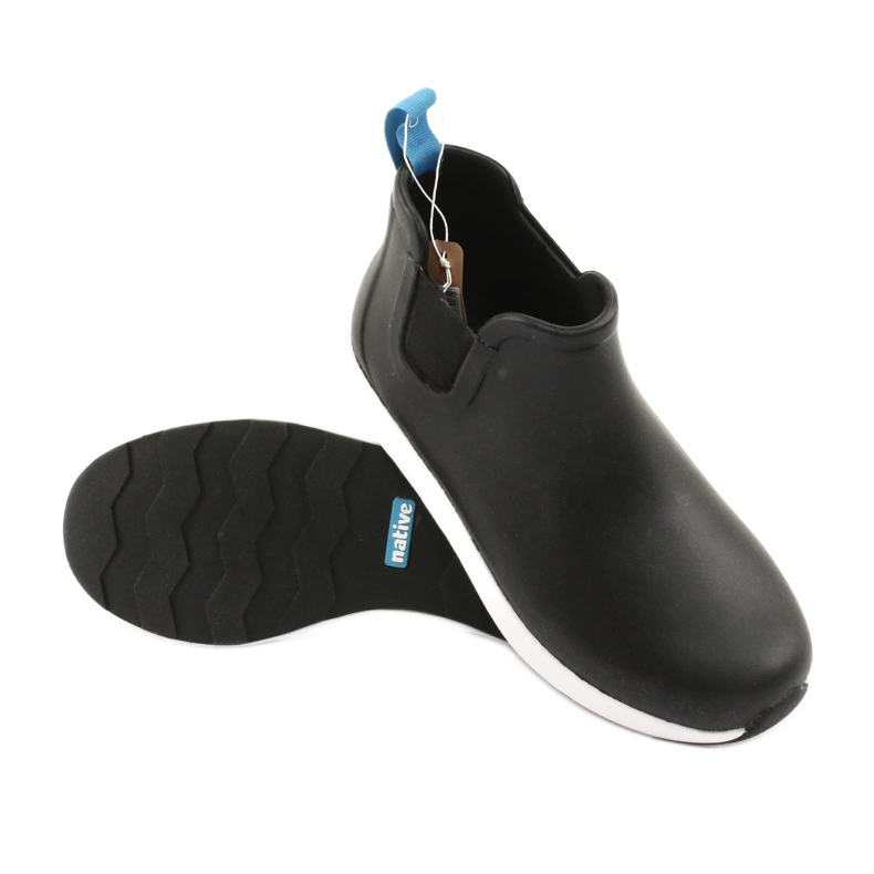 Native Ap Rain Jiffy Black Shell Valkoinen Jiffy -kumi musta 3