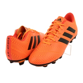 Adidas Nemeziz 18.4 FxG M DA9594 jalkapallokengät oranssi 3