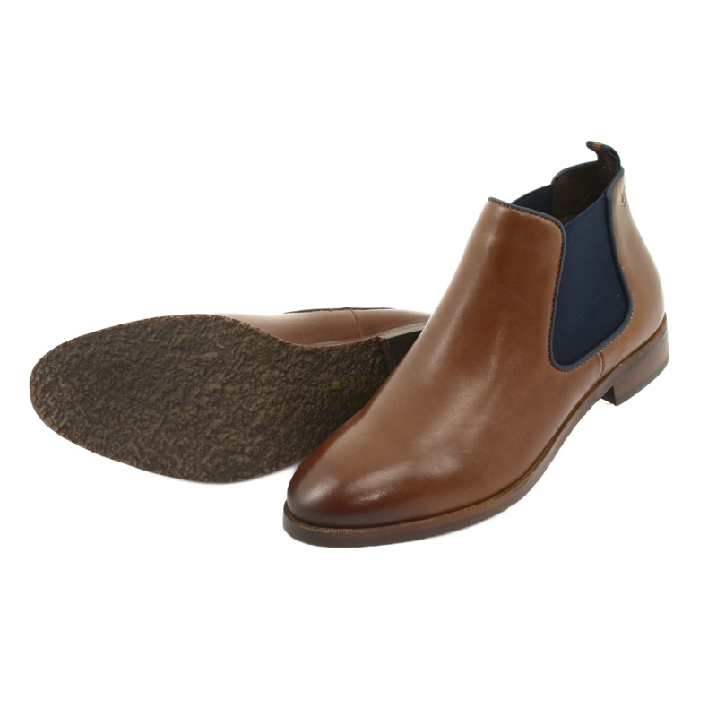 Ruskeat Jodhpur -saappaat Caprice 25327 tummansininen 5