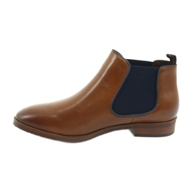 Ruskeat Jodhpur -saappaat Caprice 25327 tummansininen 2