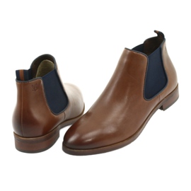 Ruskeat Jodhpur -saappaat Caprice 25327 tummansininen 4