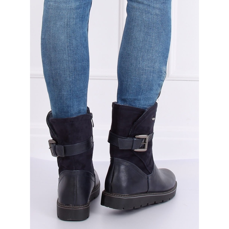 Mustat eristetyt saappaat BM-9063 Musta 1