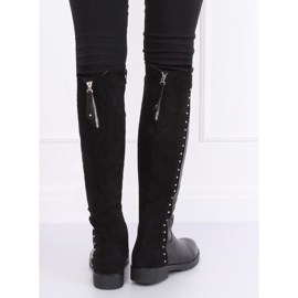 Ratsastussaappaat paksusti eristetty musta G3369A Musta 2