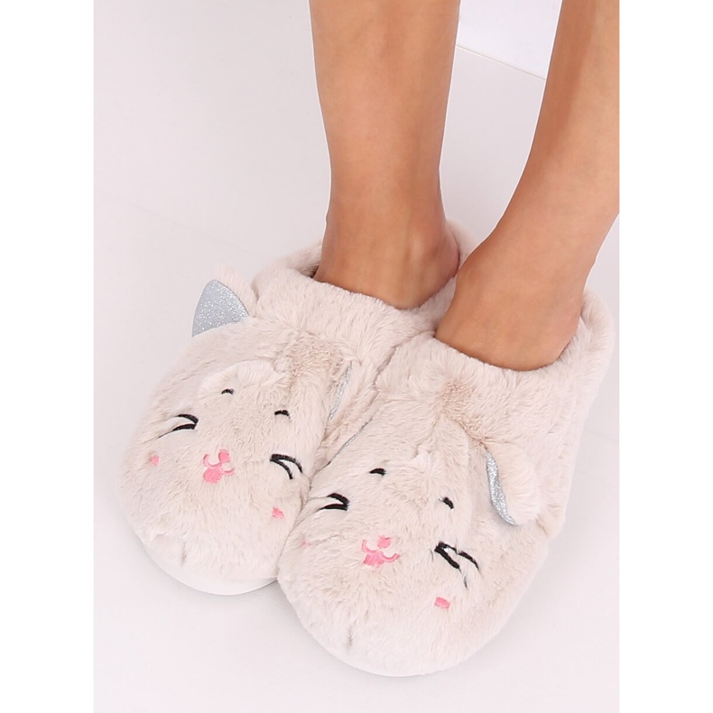 Naisten beige tossut MA16 Milk White 1