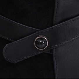 Mustat naisten saappaat musta G-7603 Musta 2