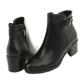 M.Daszyński Mustat Daszyński SA153 -eristetyt vetoketjusaappaat 4