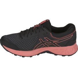 Asics Gel-Sonoma 4 G-TX W 1012A191-020 juoksukengät musta vaaleanpunainen 1