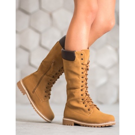 Seastar Lämpimät nauhakengät ruskea 1