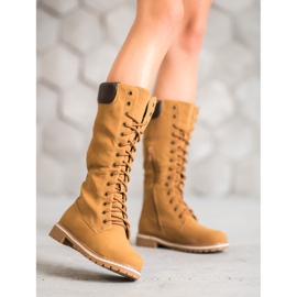 Seastar Lämpimät nauhakengät ruskea 2