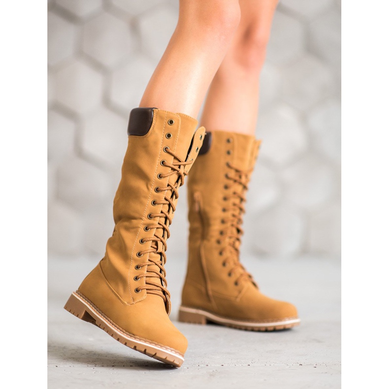 Seastar Lämpimät nauhakengät ruskea 2