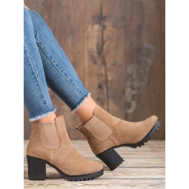 Queentina Chelsea saappaat baarissa ruskea 1