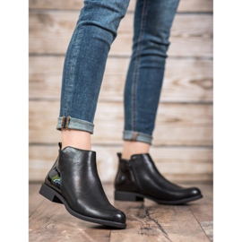 J. Star Litteät kantapää saappaat musta 2