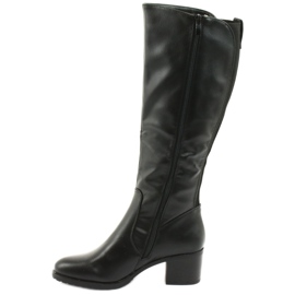 M.Daszyński Saappaat eristetyt korkokengät Daszyński 153 musta 2