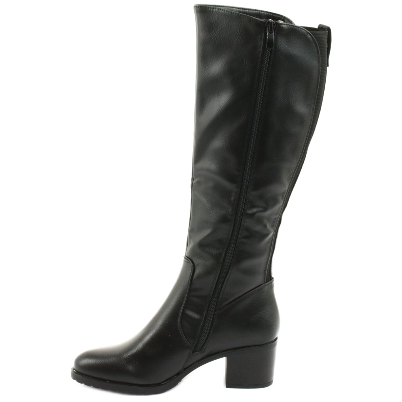 M.Daszyński Saappaat eristetyt korkokengät Daszyński 153 musta 2