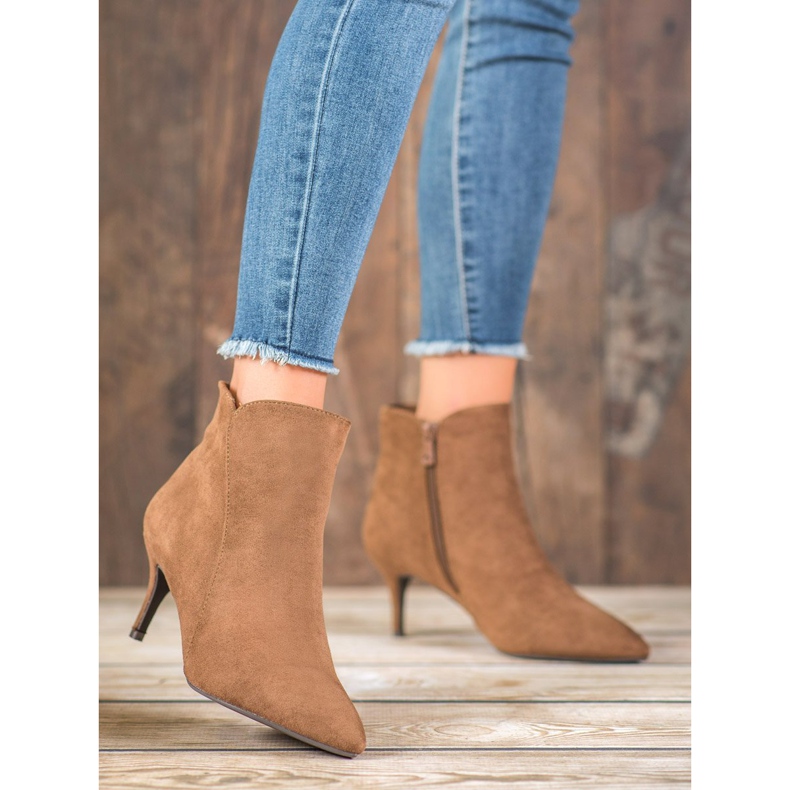 Kylie Mokkanahkakengät korkealla korolla ruskea 1