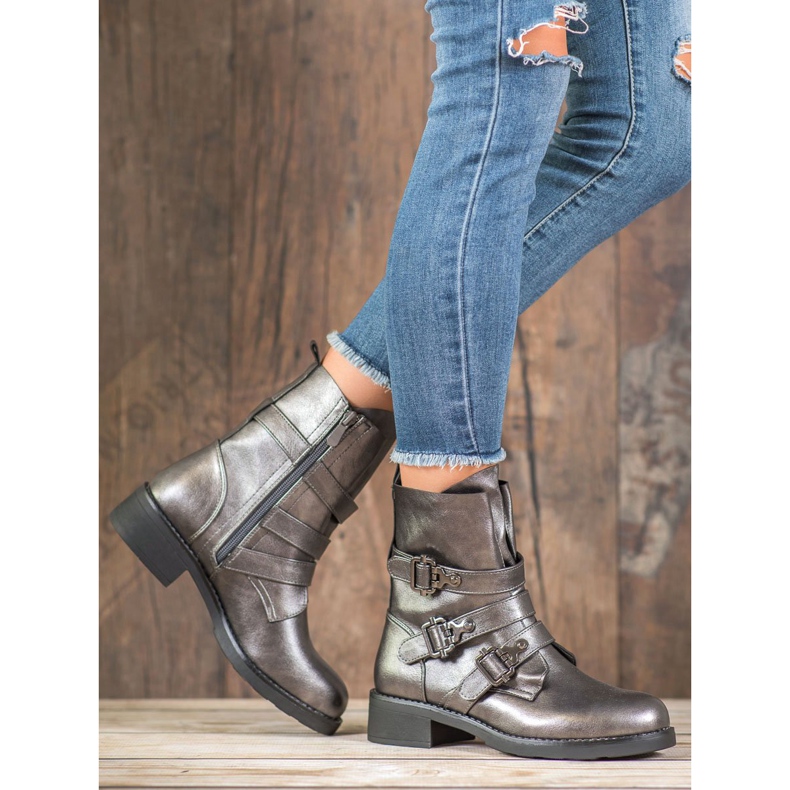 Forever Folie Hopeiset työntekijät harmaa 1