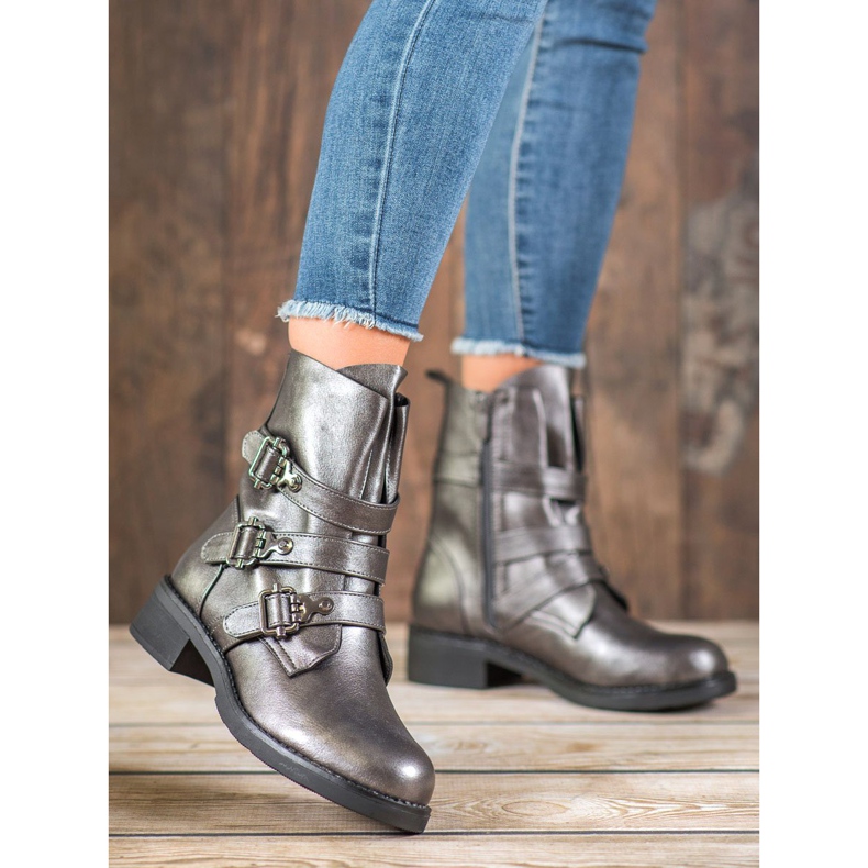 Forever Folie Hopeiset työntekijät harmaa 2