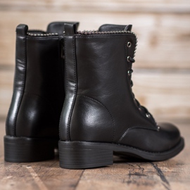 Janessa Klassiset nauhakengät musta 1